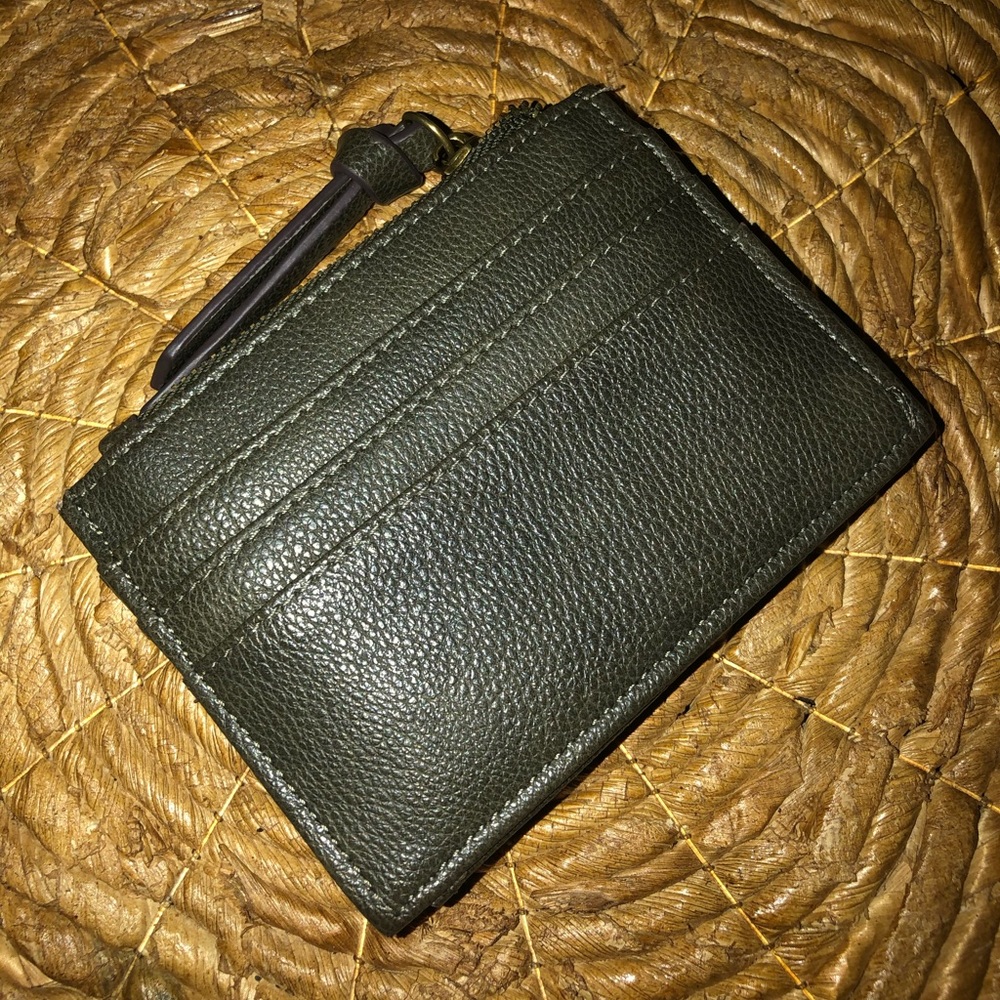 Olivey grey card holder